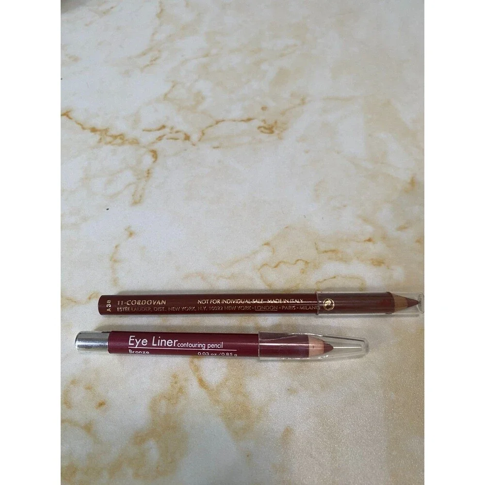 Estee Lauder Lip Defining Pencil color Cordovan and Eye liner in Bronze